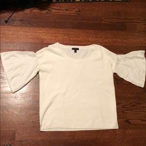 J. Crew Short Flounce Sleeve Top